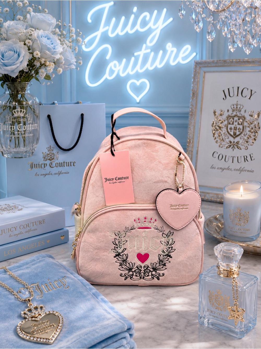 Juicy couture heritage backpack purse